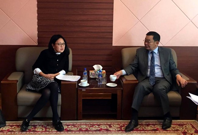 Олон улсын эрх зүйн хөгжлийн байгууллагын Монгол дахь төлөөлөгчдийг хүлээн авч уулзлаа